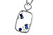 K329-14681: NECKLACE .35 TW SAPPHIRE .46 TGW