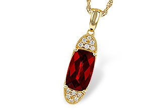 K329-15562: NECK 2.45 GARNET 2.55 TGW