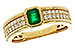 K329-15626: LDS RG .42 EMERALD .75 TGW (5x4MM EM)
