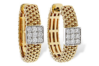 K329-16462: EARRINGS .33 TW