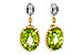 K329-16526: EARR 1.36 TW PERIDOT 1.42 TGW (7x5MM OV)