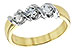 L147-33744: LDS WED RING .20 BR .50 TW