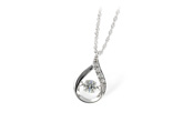 L241-85553: NECKLACE .19 TW