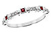 L244-61953: LDS WED RG .09 RUBY .14 TGW