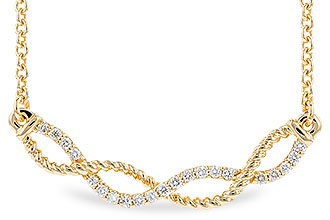 L328-19235: NECKLACE .12 TW (18")