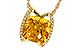 L328-22908: NECKLACE 3.74 CITRINE 3.85 TGW (10MM CIT)