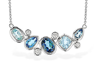 L328-23744: NECK 2.57 BLUE TOPAZ TW 2.72 TGW (18")