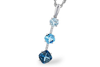 L329-10162: NECK 1.87 TW BLUE TOPAZ 1.90 TGW