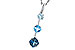 L329-10162: NECK 1.87 TW BLUE TOPAZ 1.90 TGW