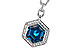 L329-11053: NECK 3.40 LONDON BLUE TOPAZ 3.55 TGW (9MM LBT)