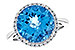 L329-11971: LDS RG 7.20 BLUE TOPAZ 7.42 TGW