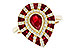 L329-12899: LDS RG 2.05 TW RUBY 2.29 TGW (7x5MM PS)