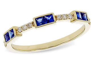 L329-12908: LDS WED RG .36 SAPPHIRE .43 TGW