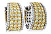 L329-13808: EARRINGS 1.52 YELLOW DIAS 1.96 TW
