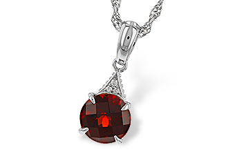 L329-15571: NECK 1.46 GARNET 1.47 TGW (7MM RD)
