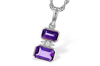 L329-17399: NECK .72 TW AMETHYST .75 TGW