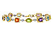 L329-17408: BRACELET 4.63 SEMI-PREC (AMY,BT,CIT,PER) 5.05 TGW