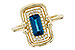 L330-00135: LDS RG .84 LONDON BLUE TOPAZ .96 TGW (8x4MM LBT)