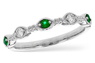 L330-00171: LDS WED RG .10 TW EMERALD .19 TGW