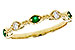 L330-00171: LDS WED RG .10 TW EMERALD .19 TGW