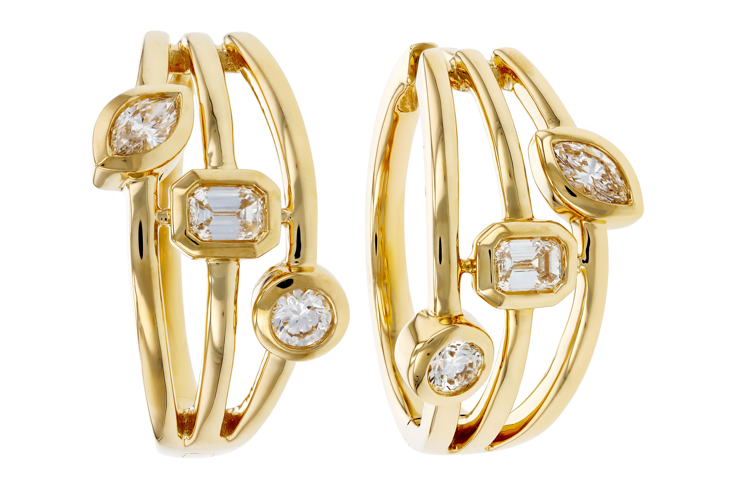 L330-01062: EARRINGS .45 TW (BR/EC/MQ)