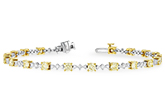 M242-78362: BRACELET 2.80 YELLOW DIA 4.01 TW