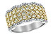 M243-66499: LDS DIA WED RG 1.51 YELLOW DIAS 1.80 TW