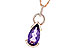 M244-61008: NECK 2.44 AMETHYST 2.58 TGW