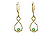 M327-27371: EARR .32 GREEN GARNET .40 TGW