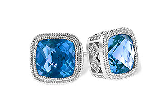 M327-28280: EARR 2.20 TW BLUE TOPAZ