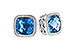 M327-28280: EARR 2.20 TW BLUE TOPAZ