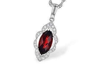 M327-34653: NECK 1.25 GARNET 1.36 TGW