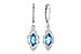 M327-34726: EARR 1.02 TW BLUE TOPAZ 1.17 TGW