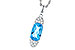 M328-18308: NECK 2.02 BLUE TOPAZ 2.12 TGW