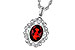 M328-20153: NECK 1.40 GARNET 1.54 TGW (8x6MM GAR)