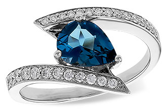 M329-10126: LDS RG 1.04 LONDON BLUE TOPAZ 1.28 TGW (8x6MM)