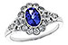 M329-10153: LDS RG .80 TANZANITE 1.20 TGW (7x5MM OV)
