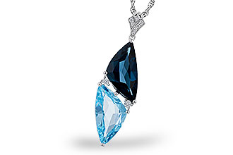 M329-11053: NECK 6.87 BLUE TOPAZ 6.97 TGW