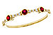 M329-11962: LDS WED RG .15 RUBY .24 TGW