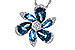 M329-12853: NECKLACE 3.03 BLUE TOPAZ 3.22 TGW