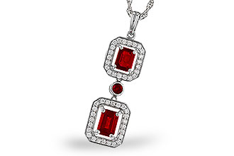 M329-12908: NECK 1.22 TW RUBY 1.43 TGW