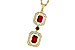 M329-12908: NECK 1.22 TW RUBY 1.43 TGW