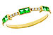M329-13799: LDS WED RG .23 TW EMERALD .30 TGW