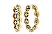 M329-14726: GOLD EARRINGS (18MM)