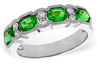 M329-16526: LDS WED RG 1.20 EMERALD 1.38 TGW (5x4MM EMER)