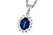 M329-16544: NECKLACE .85 SAPPHIRE 1.07 TGW (7x5MM SAPP)