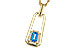 M329-17426: NECKLACE .33 BLUE TOPAZ .40 TGW (5x3MM BT)