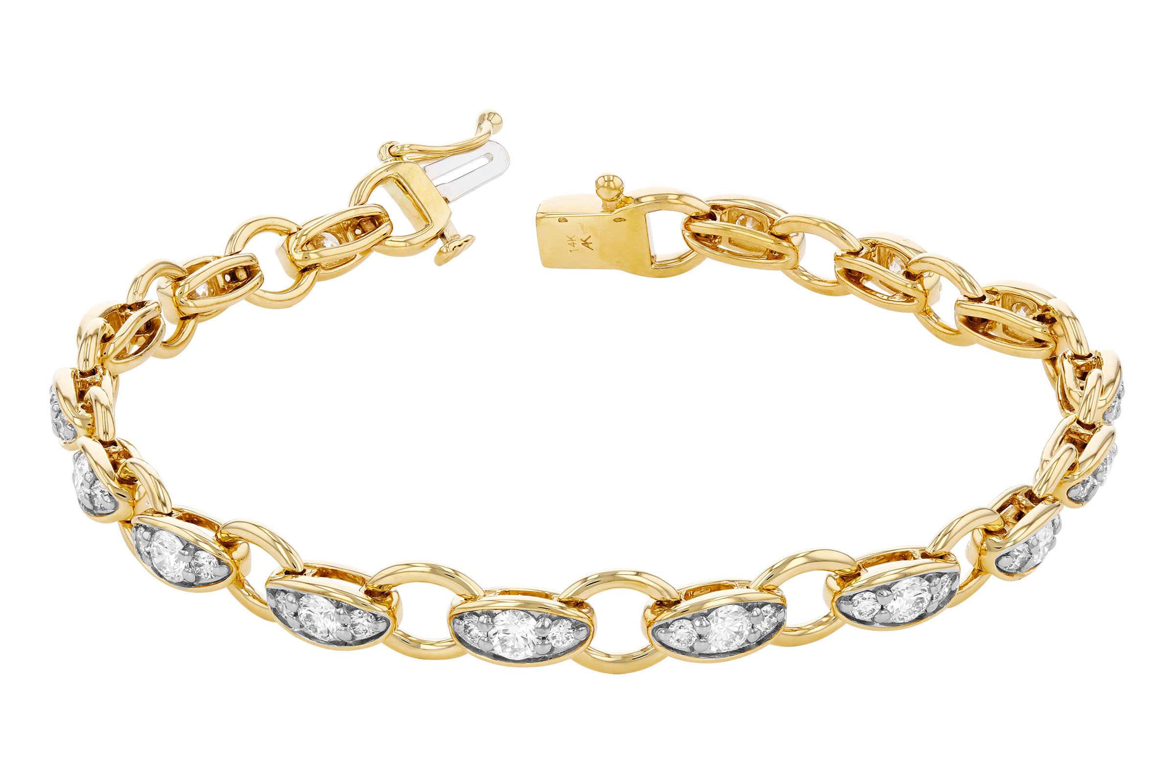 M330-01080: BRACELET 2.20 TW (7")