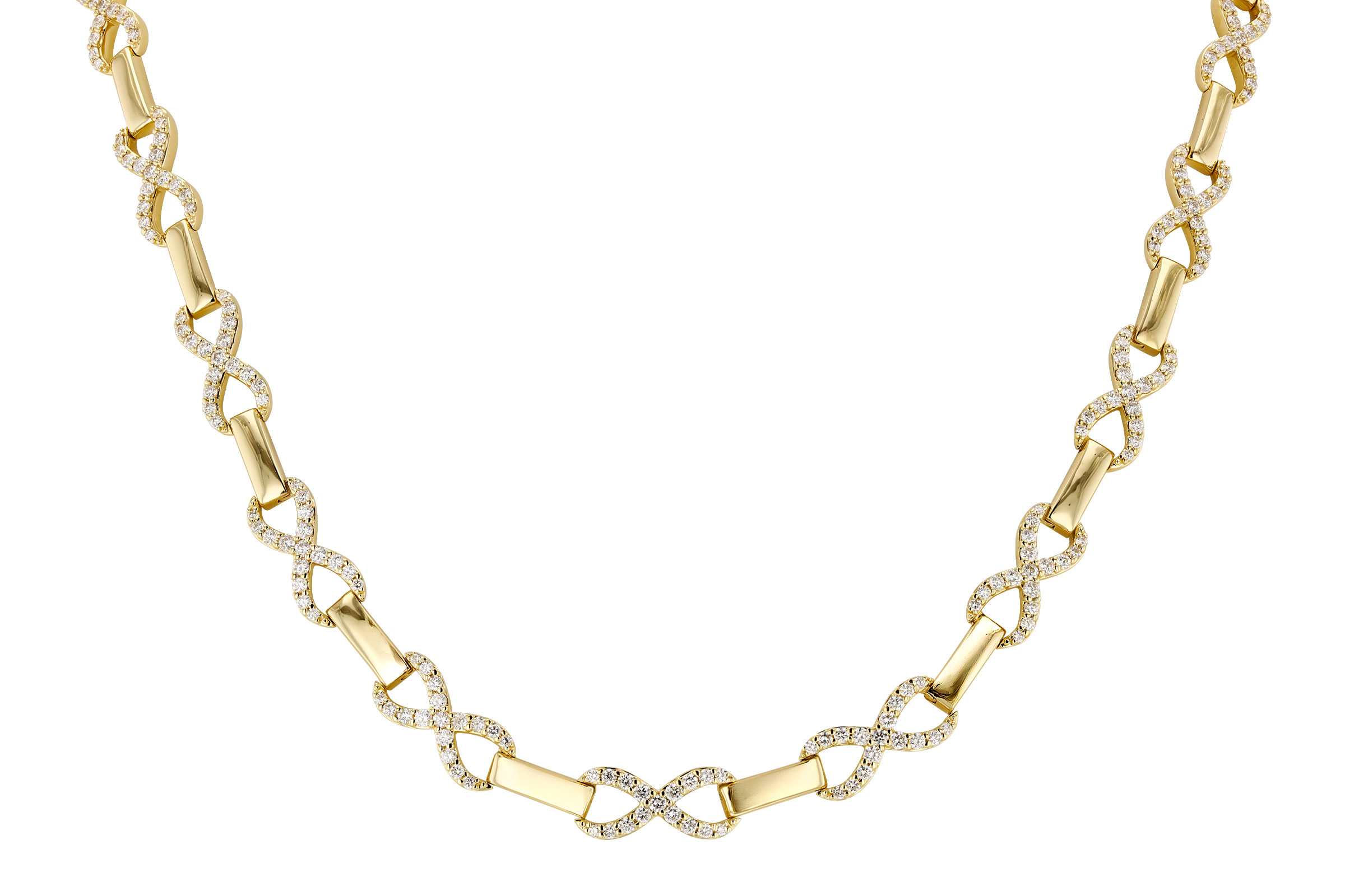 M330-01971: NECKLACE 2.20 TW (17")